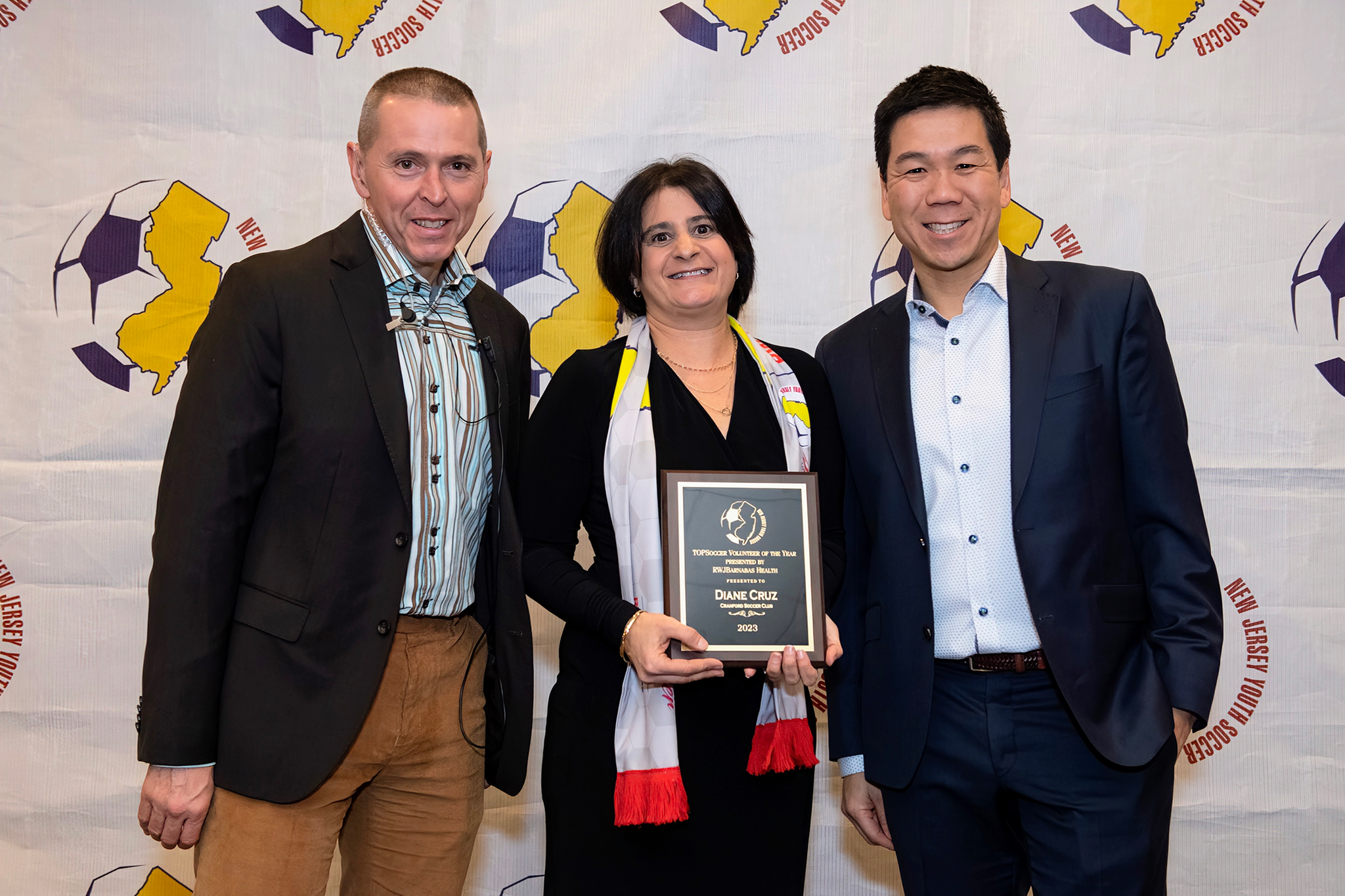 Diane Cruz Honored As NJYS TOPSoccer Volunteer of the Year