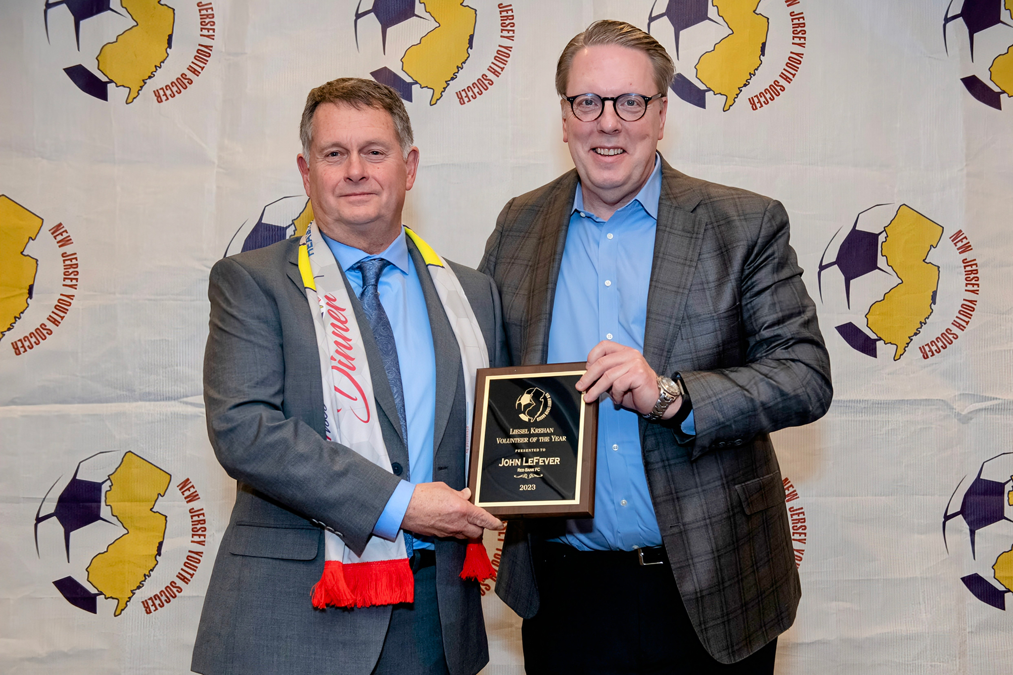 John LeFever Honored As NJYS Volunteer of the Year